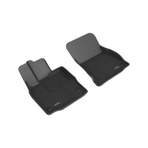 Lexus LS Floor Mats - Front - 3D MAXpider - Kagu - Black - `18-`20 Lexus LS Floor Mats - Front - 3D MAXpider - Kagu - Black - `18-`20